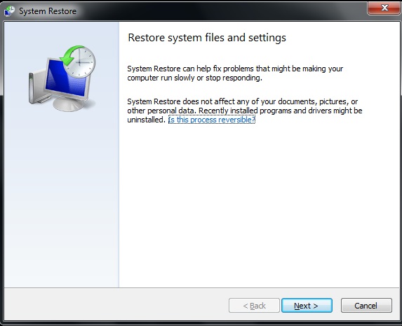 restore system file