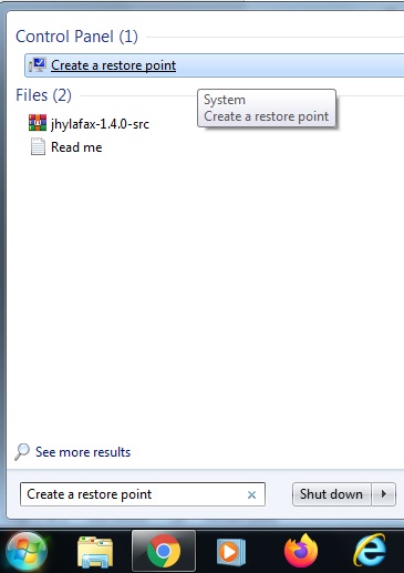 1restor point