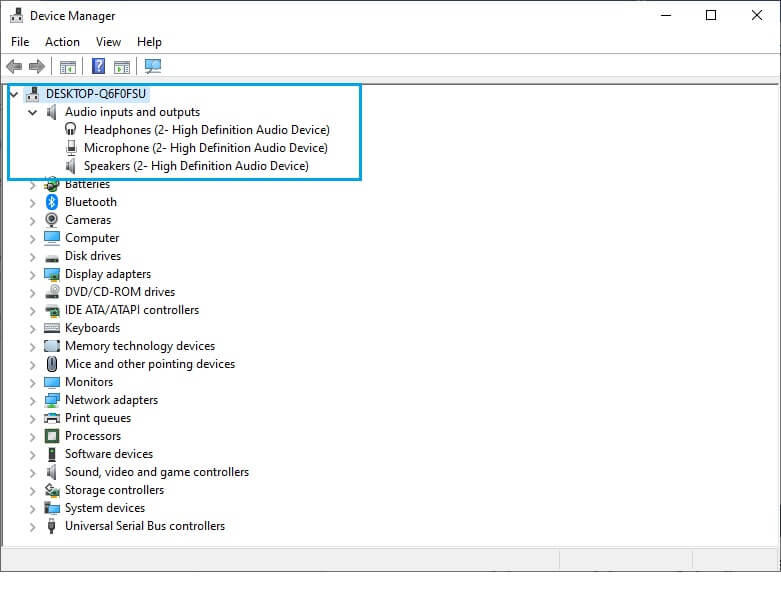 Uninstall و نصب مجدد درایور میکروفون